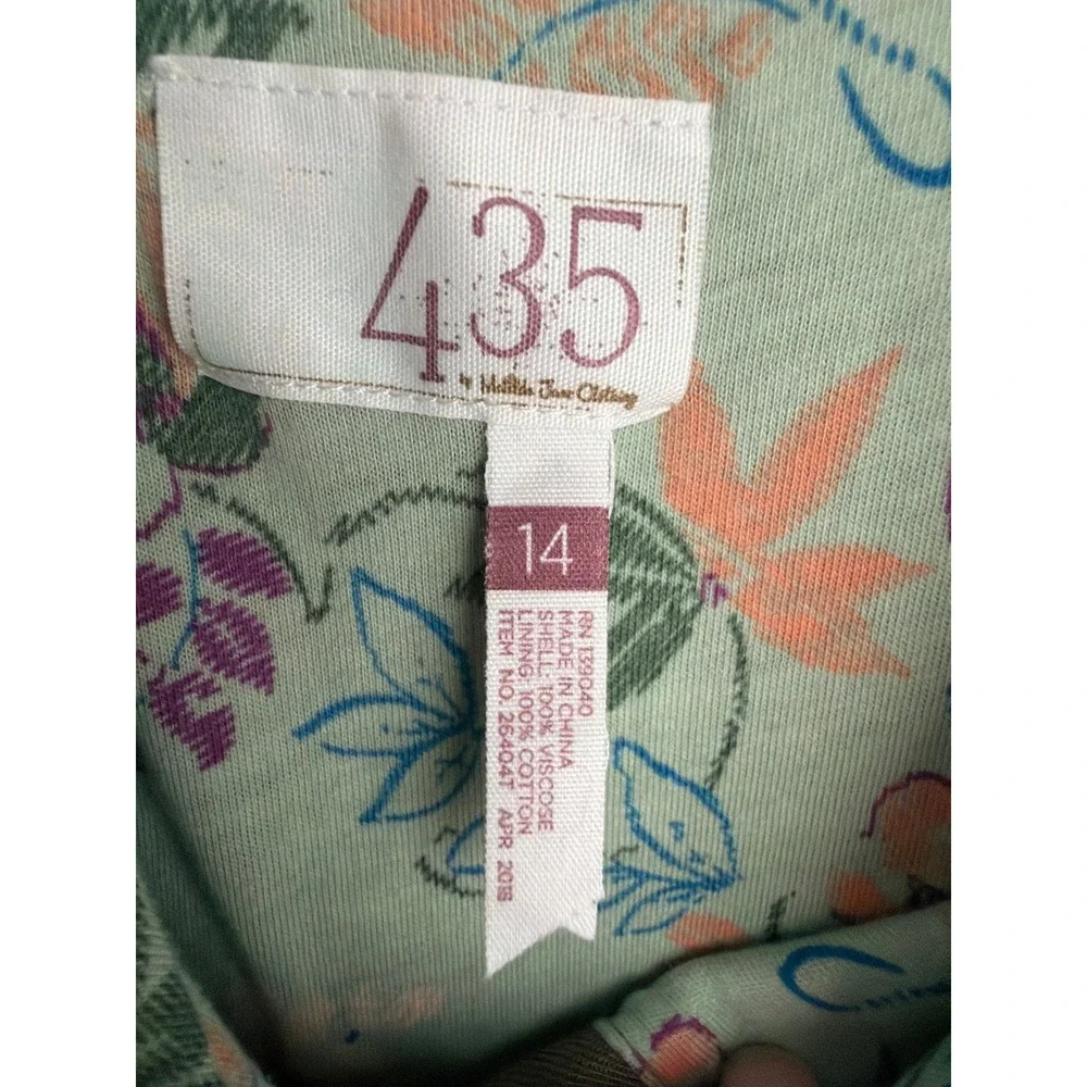 Matilda Jane 435 Vest Girls 14 Olive Green Hooded Floral Utility Boho Cottage